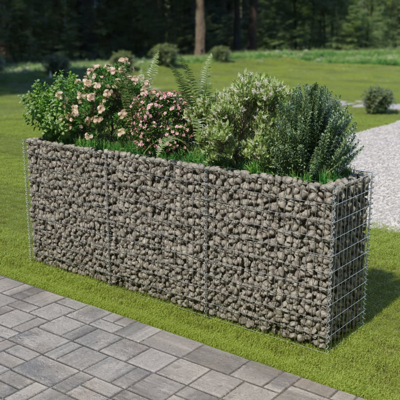 Freeport Park Gabion Metal Planter Box & Reviews Wayfair.co.uk